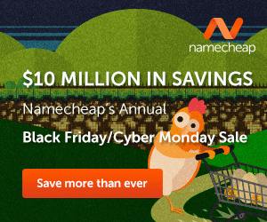 NameCheap Black Friday Deals 2015