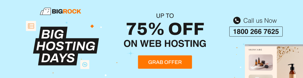 BigRock Big Hosting Sale